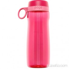 Pogo BPA-Free Plastic Water Bottle with Flip Straw 556107633